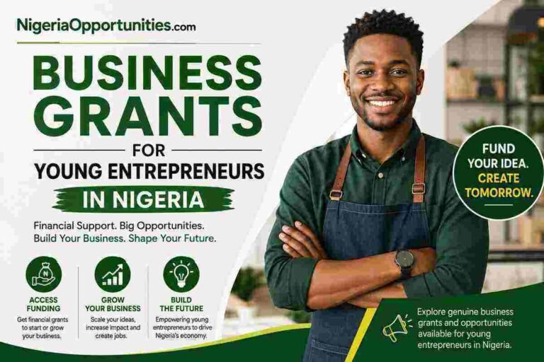 Business Grants for Young Entrepreneurs in Nigeria 2026
