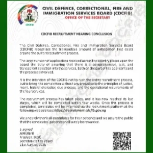 CDCFIB Recruitment 2026 Latest Update