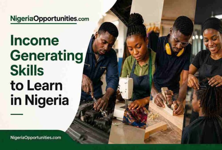 Income Generating Skills to Learn in Nigeria 2026