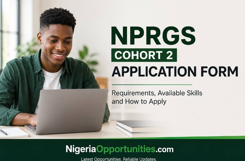 NPRGS Cohort 2 Application Form