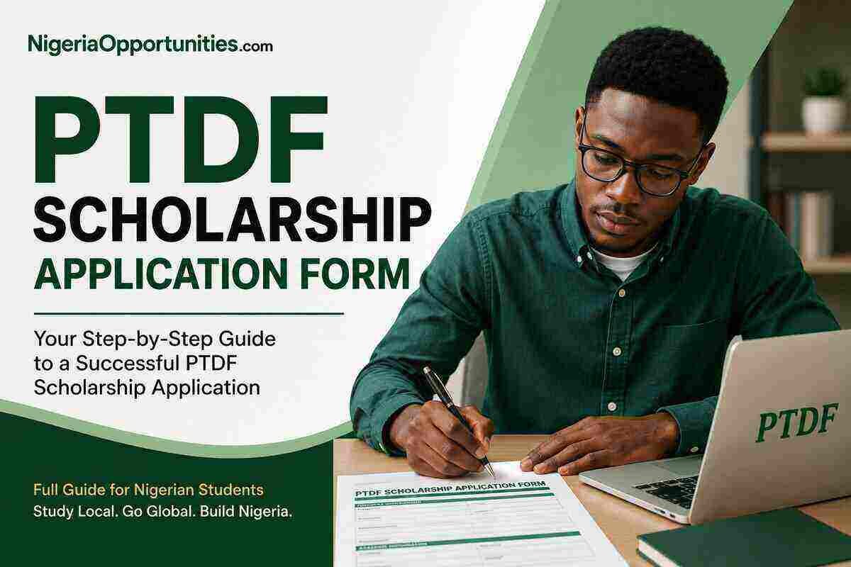 PTDF scholarship application form