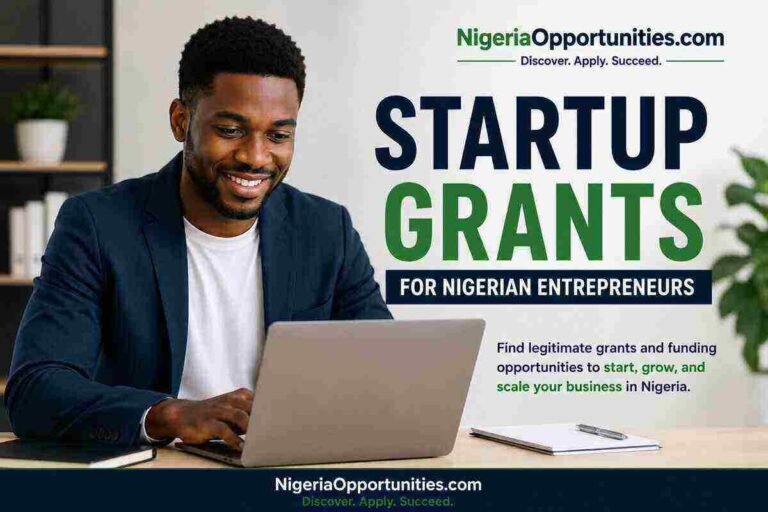Startup Grants for Nigerian Entrepreneurs