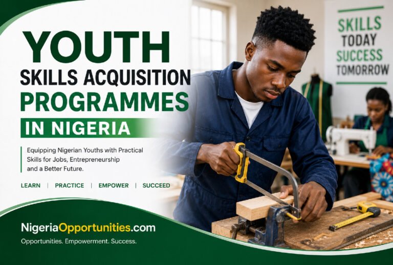 Youth Skills Acquisition Programmes in Nigeria