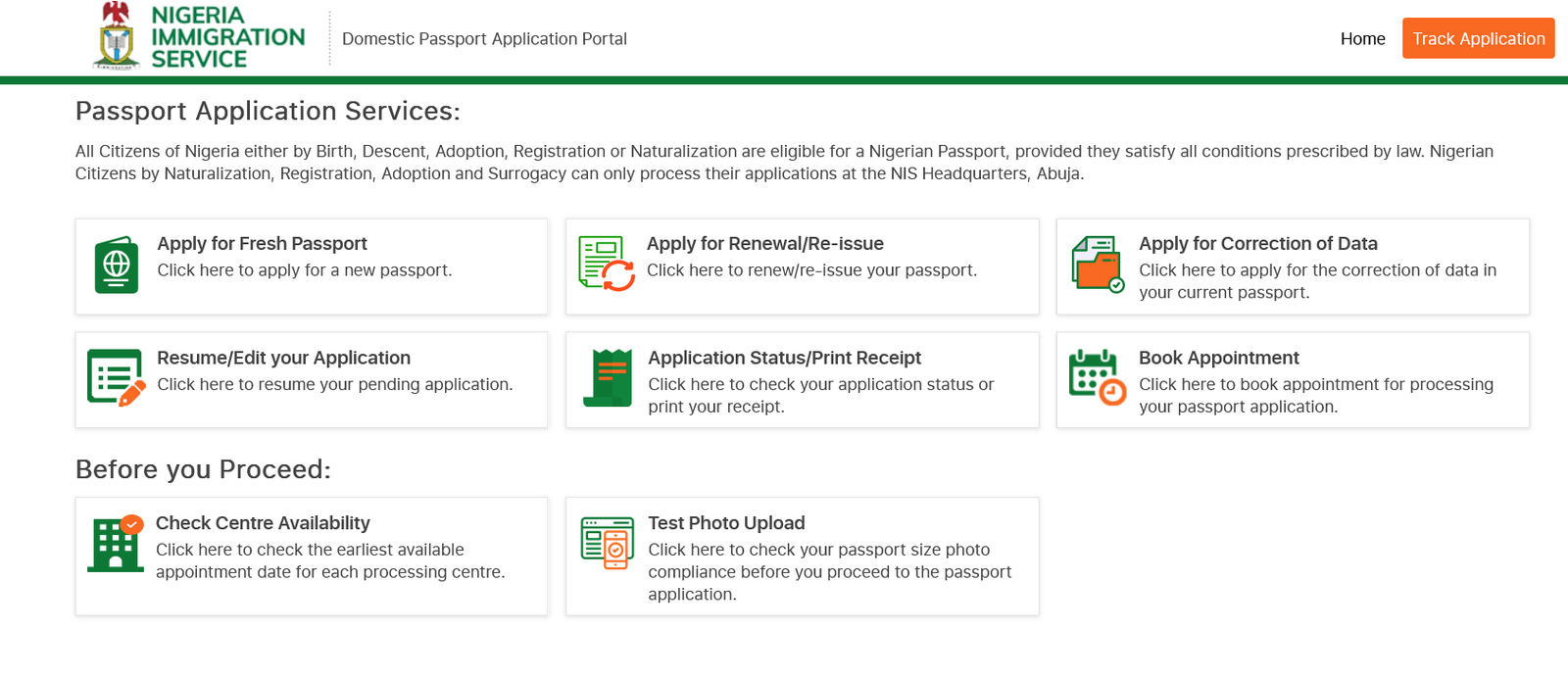 How to Check Passport Centre Availability in Nigeria