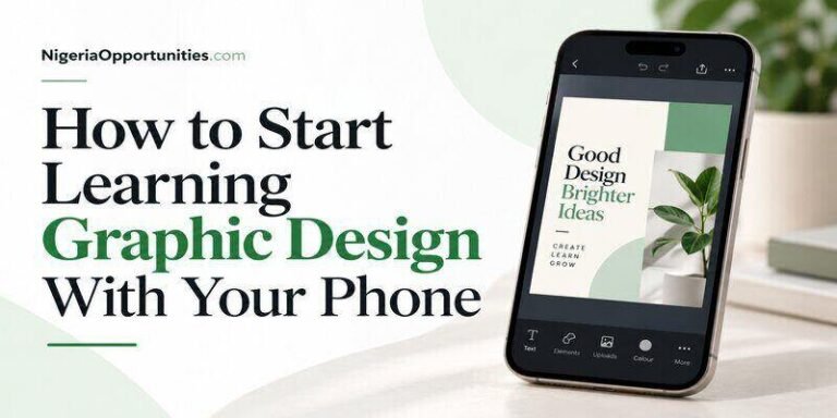 How to Start Freelance Graphic Design With Just a Phone