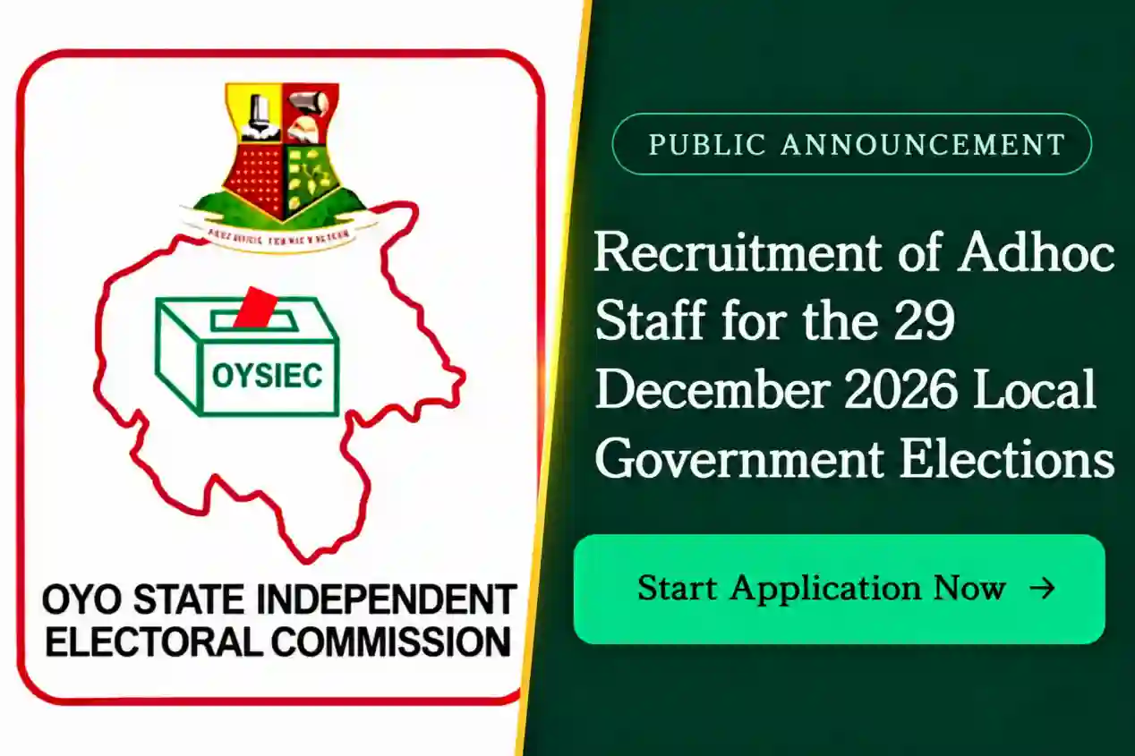 OYSIEC Ad Hoc Staff Recruitment 2026