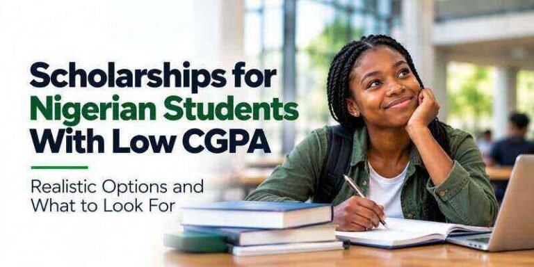 Scholarships for Nigerian Students With Low CGPA
